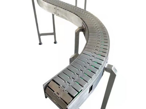 什么是轉(zhuǎn)彎型柔性鏈板輸送線？